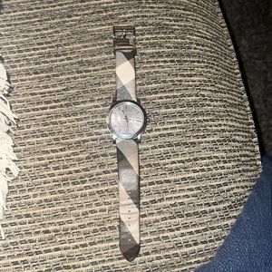 Burberry check watch, Swiss made